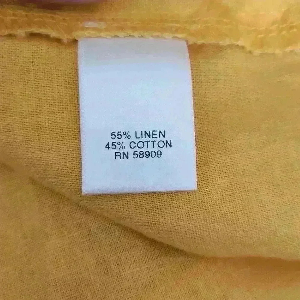 Chelsea & Violet Yellow Linen dress - Picture 5 of 5